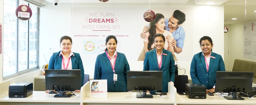 Enquiry Point at Nova IVF Fertility Clinic in Howrah