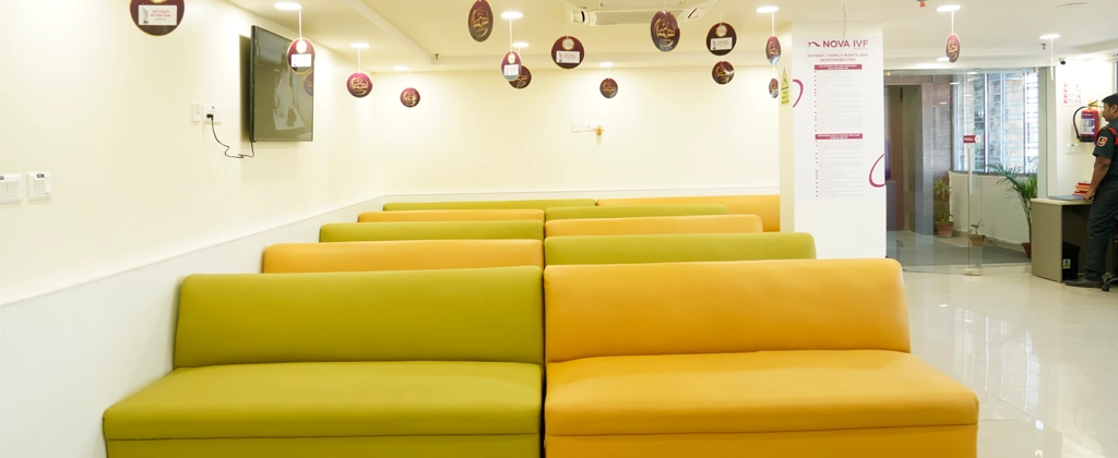 Reception Area at Nova IVF Fertility Clinic in Howrah