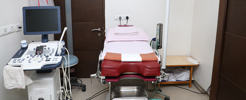 Advanced fertility treatment room at Nova IVF Fertility Clinic in Baner