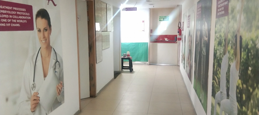 Patient Consultation Room at IVF Clinic in RA Puram