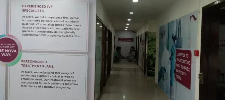 Consultation Area at Nova IVF Fertility Hospital in Whitefield