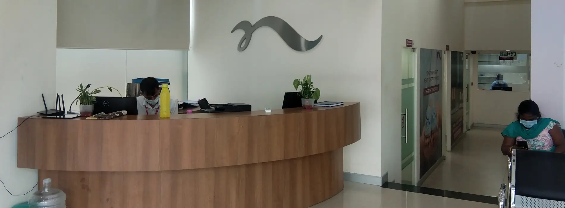Reception Area at the Nova IVF Fertility Centre in Chennai