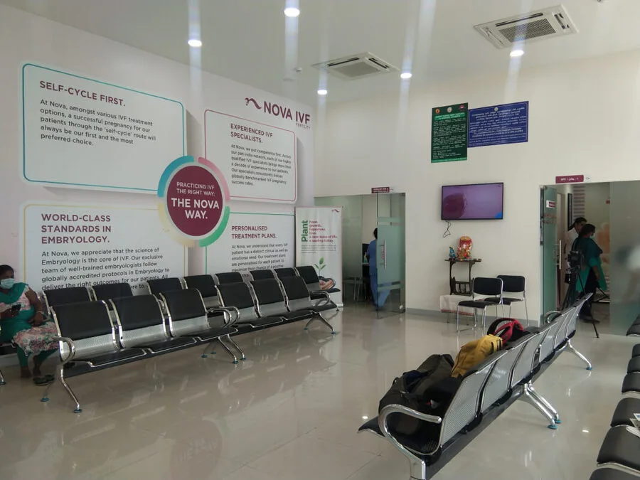 Reception Ares Side View at Fertility Clinic in Anna Nagar