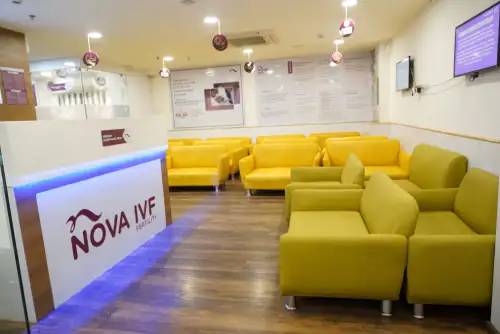 Reception Area Side View at Best IVF Centre in Kolkata
