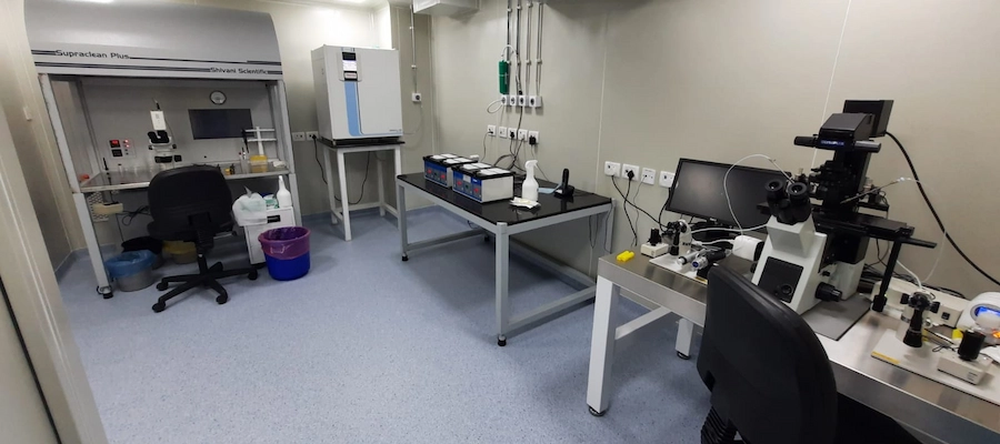 Equipped Examination Room at Nova IVF Fertility Centre in Kalyan Nagar